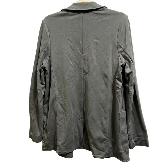 Athleta Eastbound Blazer Stretch Comfy in Minimalistic Grey Size 8 - Picture 4 of 7